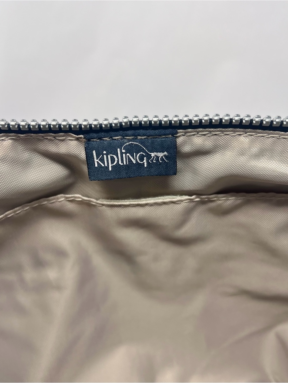 Kipling Defea True Blue Nylon Convertible Crossbody Bag Zip Top - Picture 7 of 11